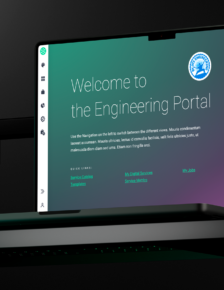 Image with a Engineering Portal landing page